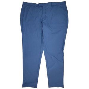 Sene Mens 44X33 Soho Flex Dress Pants Slacks Golf Suit Sport Tech Stretch Blue